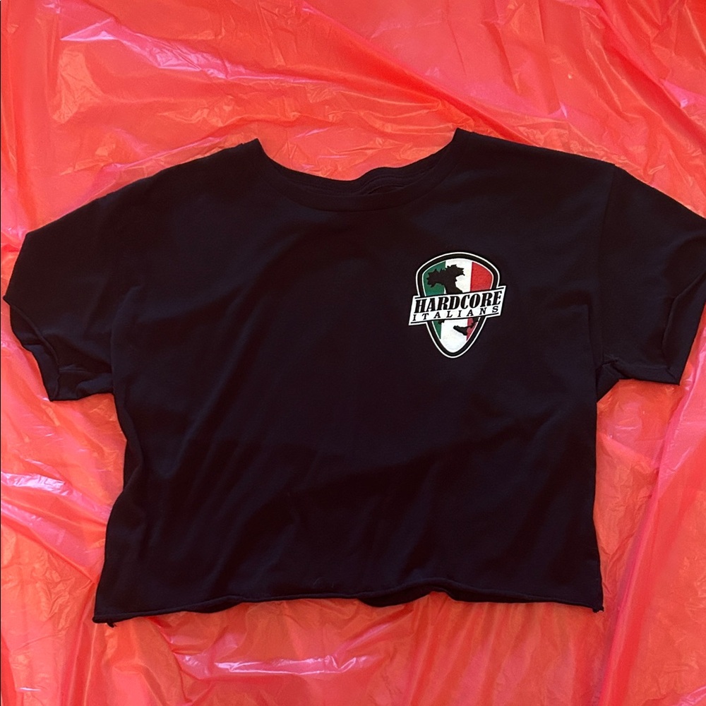 Hardcore Italian crop top